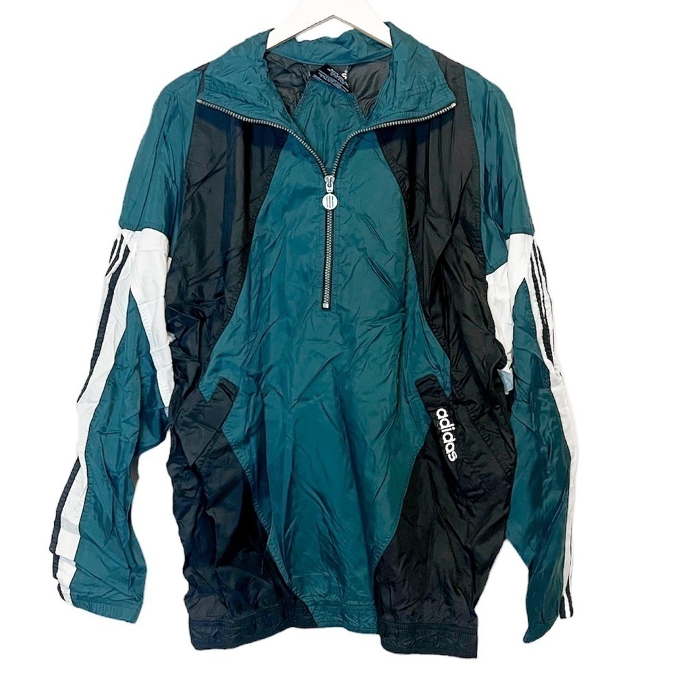 Vintage Adidas Track Jacket Full Zip Windbreaker XL